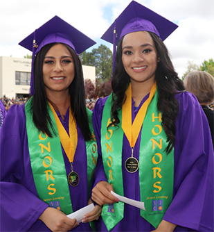 Honors Students at graduation