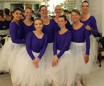 dancers from the San Juan College Credit Ballet Class