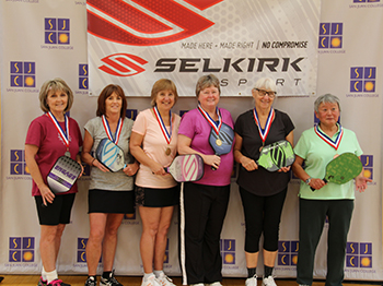 Women's Pickleball Tournament winners