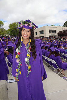 Student at Graduation